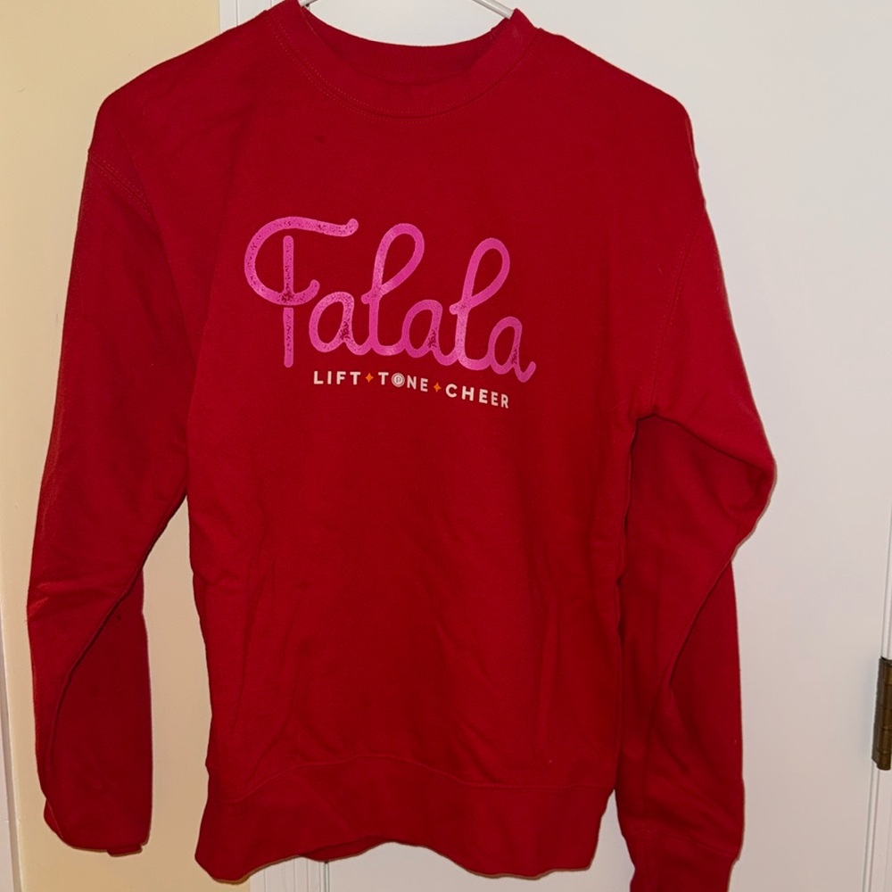 Pure Barre Christmas line crew neck